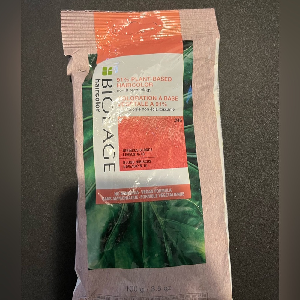 Biolage hair color mix with water
